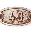 Schnalle Aluminium Original Nr. 43-0