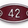 Schnalle Aluminium Fire Rot Nr. 42-0