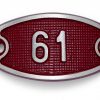Schnalle Aluminium Fire Rot Nr. 61-0