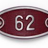 Schnalle Aluminium Fire Rot Nr. 62-0