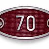 Schnalle Aluminium Fire Rot Nr. 70-0