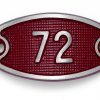 Schnalle Aluminium Fire Rot Nr. 72-0