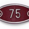 Schnalle Aluminium Fire Rot Nr. 75-0
