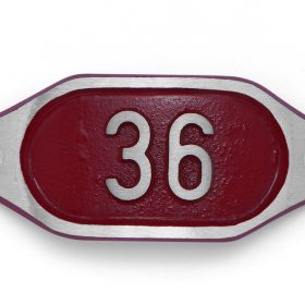 Schnalle Aluminium Hydro Rot Nr. 36-0