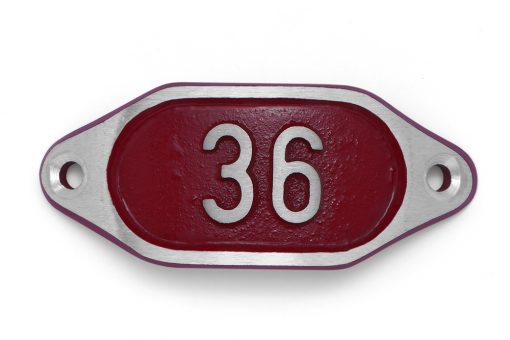 Schnalle Aluminium Hydro Rot Nr. 36-0