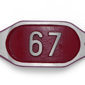 Schnalle Aluminium Hydro Rot Nr. 67-0